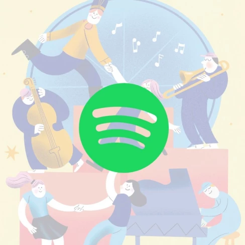 Llista de reproducció de Spotify amb la música de NOU Trencanous-jazz