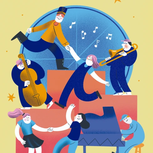Portada de la proposta educativa de NOU Trencanous-jazz