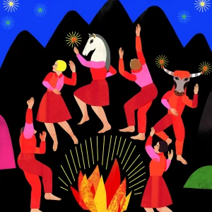 Portada de la proposta educativa de l'espectacle La nit de Sant Joan