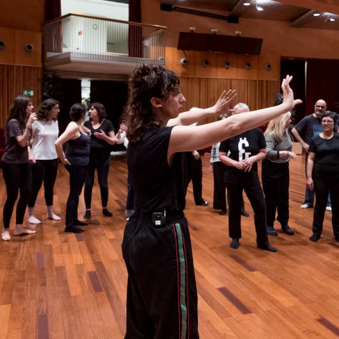 Vídeos de taller de dansa per a docents (tercera jornada)