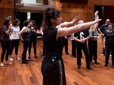 Vídeos de taller de dansa per a docents (tercera jornada)