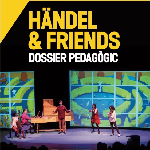 Portada del dossier pedagògic del concert Händel & Friends