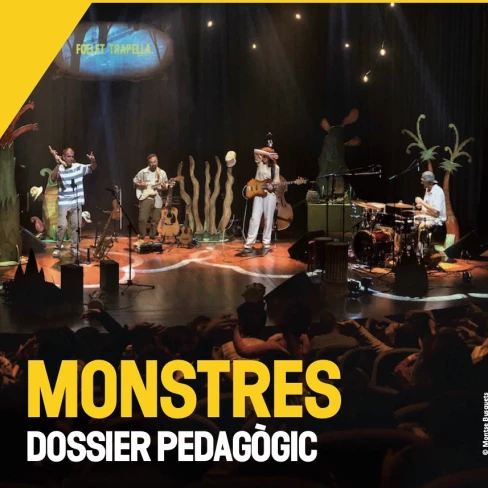 Portada del dossier pedagògic del concert Monstres