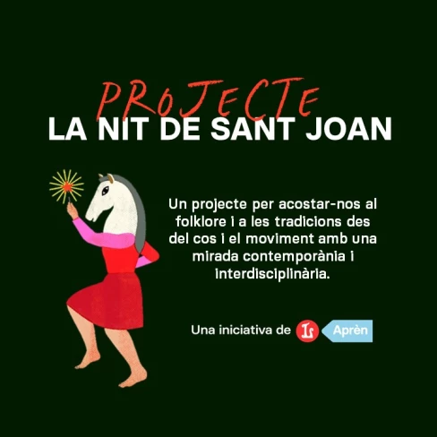 Portada del dossier del Projecte La nit de Sant Joan 24-25